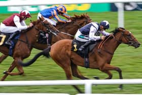 Pontefact nap Antonia De Vega (right) winning The Rossdales British EBF Maiden Fillies' Stakes at Newmarket in July 2018. Picture: Alan Crowhurst/Getty Images.