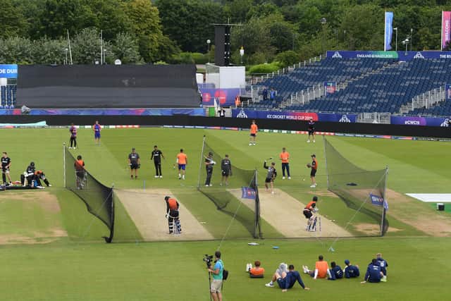 BACK IN THE GAME: A number of England players will take part in expanded nets sessions at Durham's Riverside this week. Picture: Stu Forster/Getty Images.