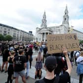 Thousands of people joined a peaceful Black Lives Matter protest in Leeds (Photo: Simon Hulme)