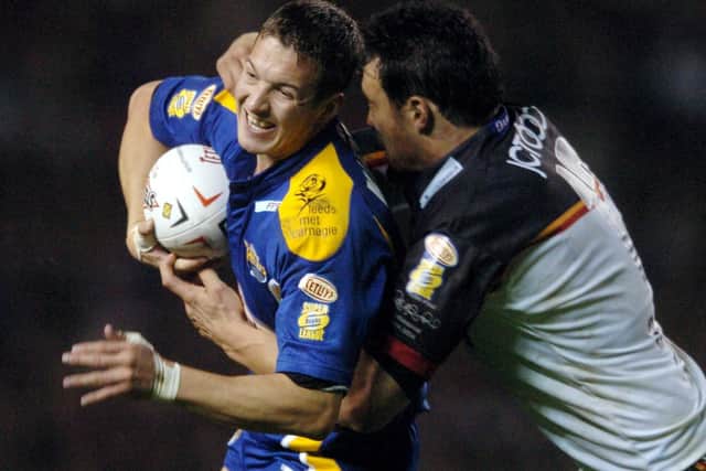 Danny McGuire on the attack during the 2004 Grand Final. Picture: Tony Johnson.