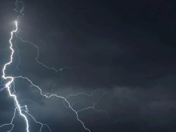 Thunder and lightning is forecast for Leeds
