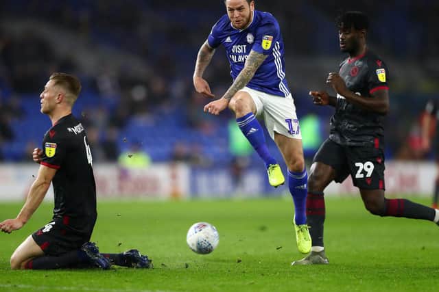 SECOND CHANCE: For Cardiff City forward Lee Tomlin, pictured in January's clash against Reading. Photo by Michael Steele/Getty Images.