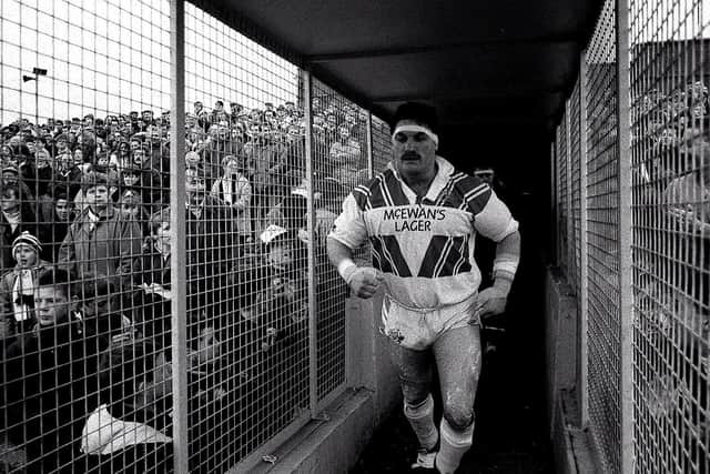 St Helens' Kevin Ward enters the fray at Naughton Park. Picture: Michael Steele/SWPix.com.