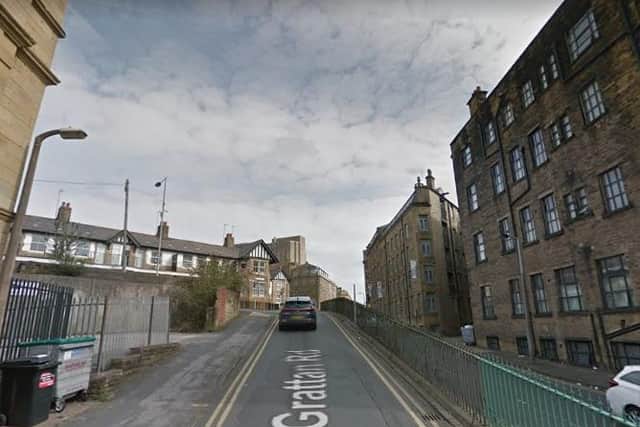 A man in his 40s was found on Grattan Road at about 4.50pm with serious injuries.