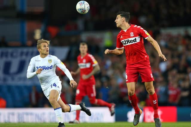 SMOKE - The YEP understands there is no fire behind the smoke bellowing around Daniel Ayala and Leeds United. Pic: Getty