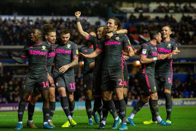 CLOSING IN: Can Leeds United's players seal the promotion to the Premier League they so crave?  Picture: Bruce Rollinson