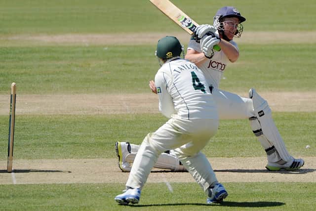 Career-best: Andrew Gale on the attack against Notts. Picture: Dave Williams