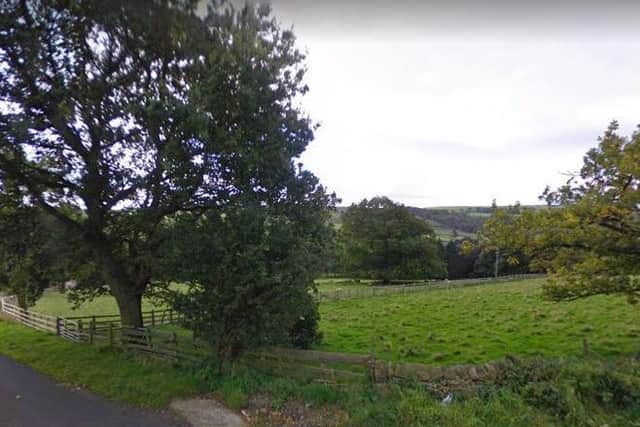 Brame Lane (B6451)near to Stainburn Forest, north of Otley (Photo: Google)