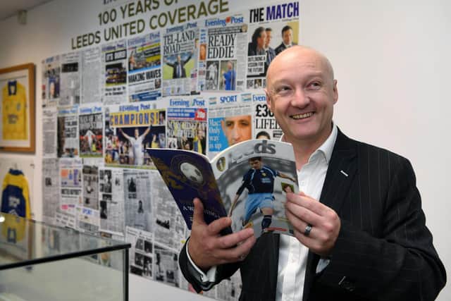 Leeds United Supporters Trust member Graham Hyde. (Jonathan Gawthorpe)