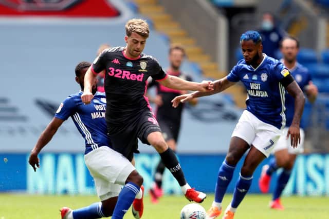 FRUSTRATION: For Leeds United and Patrick Bamford at Cardiff City. Picture by David Davies/PA Wire.
