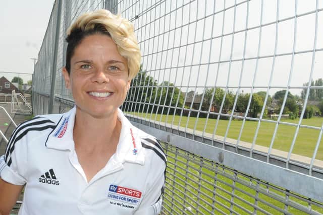 CHALLENGE: For Fulham and Brentford says former Leeds United Ladies and England star Sue Smith.
