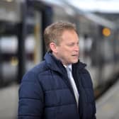 Transport Secretary Grant Shapps at Leeds City Station earlier this year. Picture: Tony Johnson