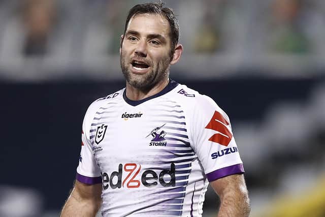Cameron Smith of Melbourne Storm. Picture: Ryan Pierse/Getty Images).