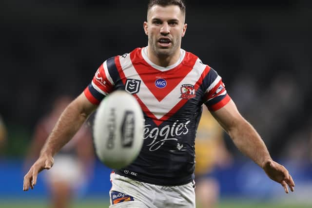 James Tedesco of Sydney Roosters. Picture: Mark Kolbe/Getty Images.