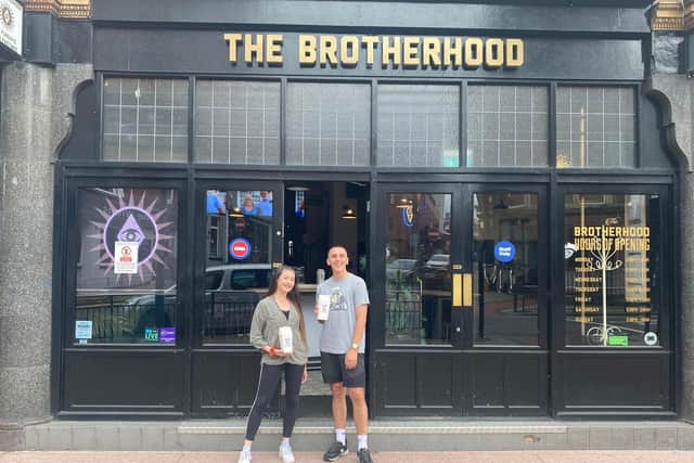 Brotherhood staff will deliver drinks and collect glasses in full PPE