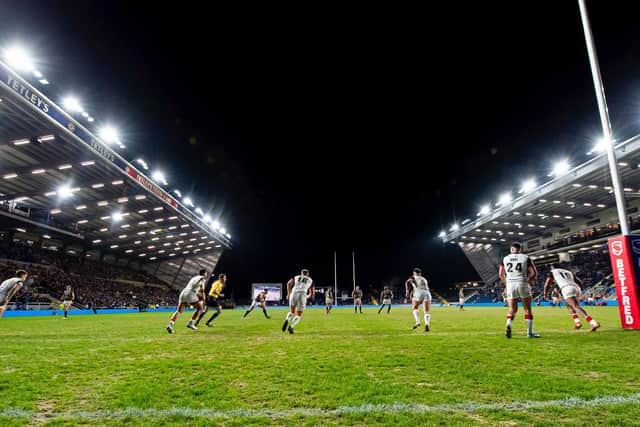 Action from Leeds Rhinos v Toronto Wolfpack at Emerald Headingley earlier this year (SWPIX)
