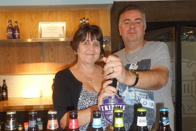 Mark and Cheryl Bates moved to Bridlingtonto open up a new micropub - before lockdown hit (Photo: Mark Bates/PA Wire)