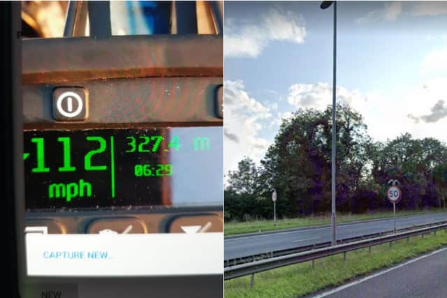 The shocking speed was recorded on Selby Road, Garforth (Photo: PC Robson @robbo2069)