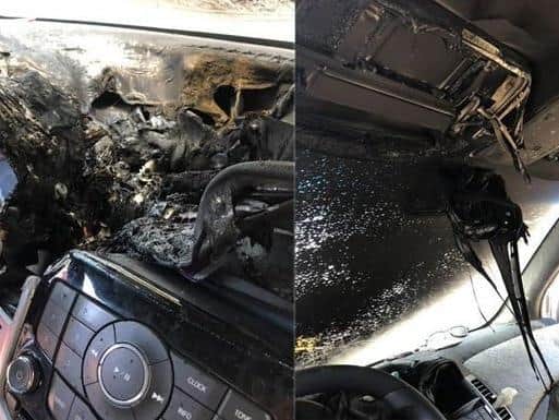 Drivers have been warned of the devastating impact of leaving flammable hand sanitiser in hot cars (Photo: GMP)