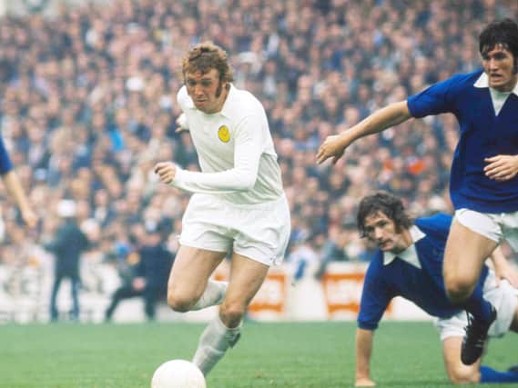 Mick Jones in action for Leeds United. PIC: Varley Picture Agency