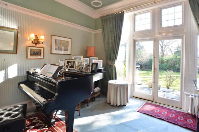 Dame Fanny is a gifted pianist and has two Steinways