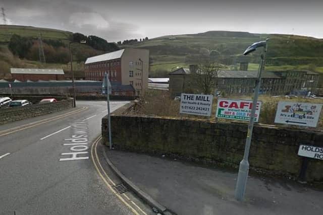 The factory site in Hipperholme