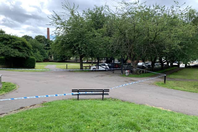 Scene at Armley Park