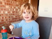 3-year-old Tilly raised more than 2,200 for the Eye Department