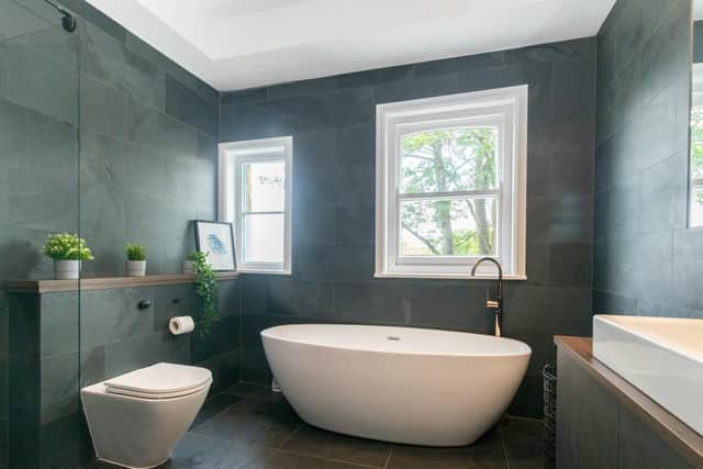 No expense was spared on the new bathroom