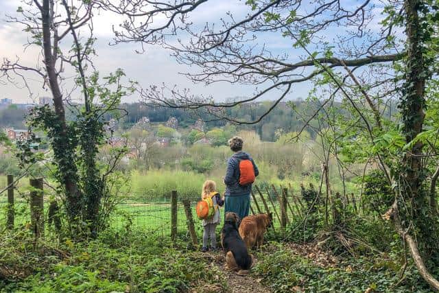 An image taken by Meanwood photographer Lizzie Coombes for her virtual 'social distancing' exhibition which is part of this year's Meanwood Festival. Picture: Lizzie Coombes