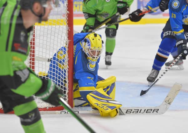 CHALLENGE: Goaltender Sam Gospel wants to see Leeds Chiefs challenging at the top end of the table second time around. Picture: Dean Woolley.