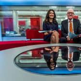 BBC Look North Presenters Amy Garcia, and Harry Gration. Picture: James Hardisty