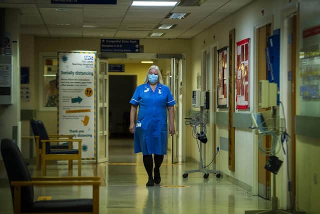 An outpatients ward at LGI is almost eerie as COVID leads to a new way of working.