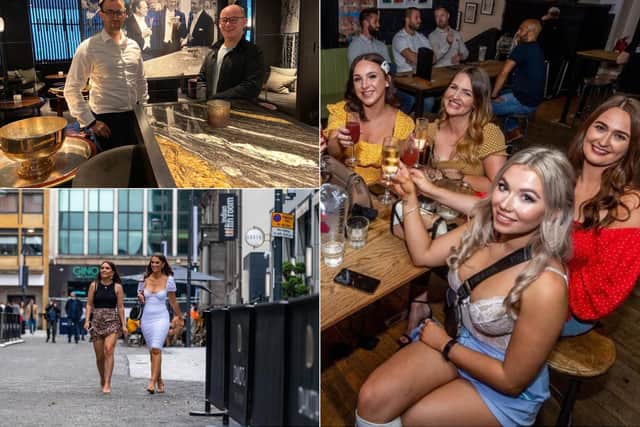 Pubs, bars, hotels and resteraunts were allowed to reopen in Leeds on Saturday, July 4.