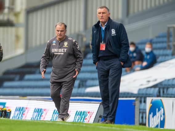 WORLD CLASS - Blackburn boss Tony Mowbray is an admirer of Leeds United head coach Marcelo Bielsa. Pic: Bruce Rollinson