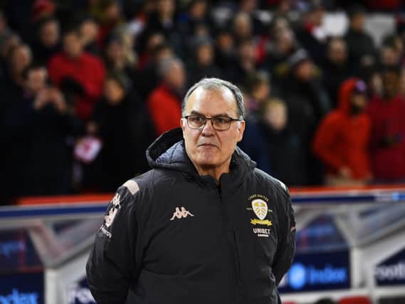 STAYING? Marcelo Bielsa's future is one of the biggest questions for Leeds United fans as they head into the Championship run-in.