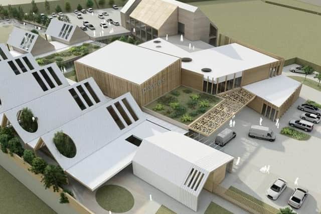 An artist's impression of the new Paces building. Picture: Paces