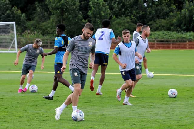 PATHWAY - Players like Robbie Gotts, right of centre in white vest, have come through the Leeds United ranks to the first team. Pic: Steve Riding