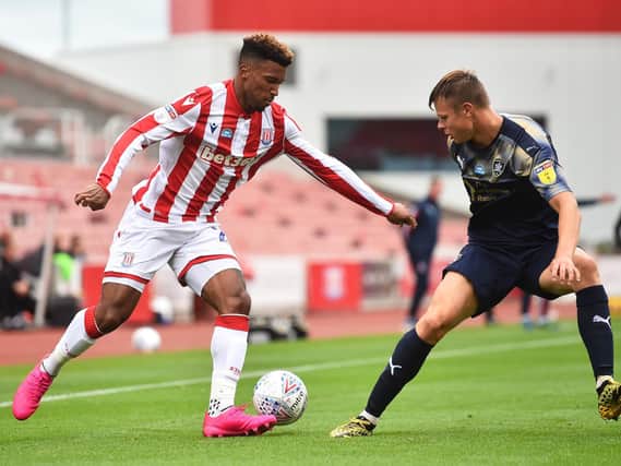 THREAT - Tyrese Campbell scored two for Stoke City against Barnsley at the weekend, ahead of their trip to face Marcelo Bielsa's Leeds United. Pic: Getty