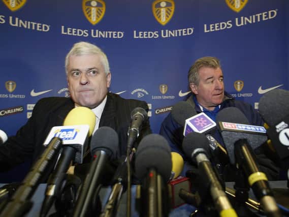 Former Leeds United head coach Terry Venables appointed by chairman Peter Ridsdale. (Getty)