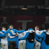Leeds United's Under-18s at Old Trafford. (Getty)