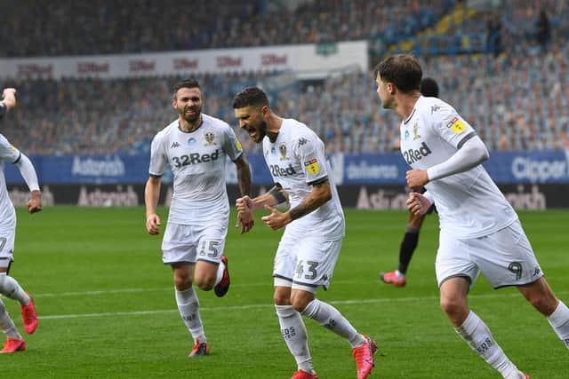OPENER - Mateusz Klich scored the first for Leeds United before half-time, which meant Stoke City had to come out and play after the break, leading to a 5-0 thrashing. Pic: Jonathan Gawthorpe
