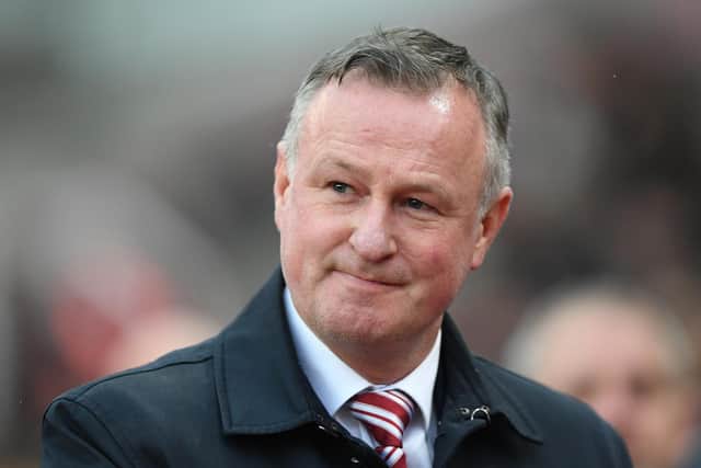 PRAISE: For Leeds United from Stoke City boss Michael O'Neill. Photo by Nathan Stirk/Getty Images.