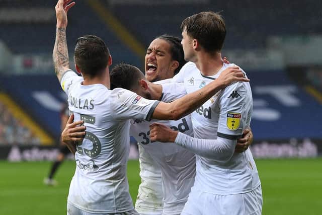FATE - Once Mateusz Klich netted a penalty, Leeds United's victory over Stoke City was almost guaranteed. Pic: Jonathan Gawthorpe