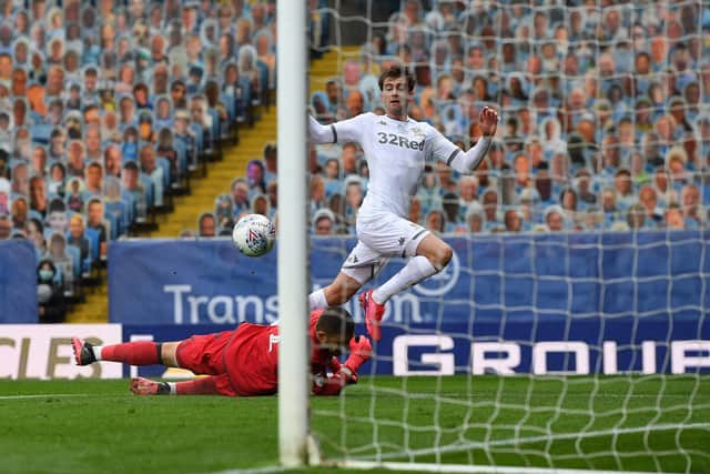 Patrick Bamford goes close to scoring against Stoke City.Picture: Jonathan Gawthorpe.