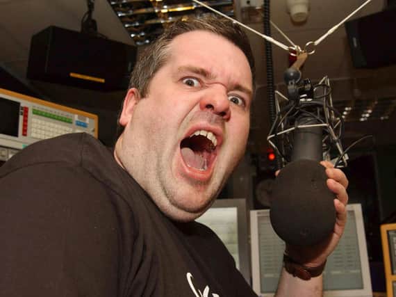 Chris Moyles during his first ever Radio One breakfast show. Photo: Andy Butterton/PA.