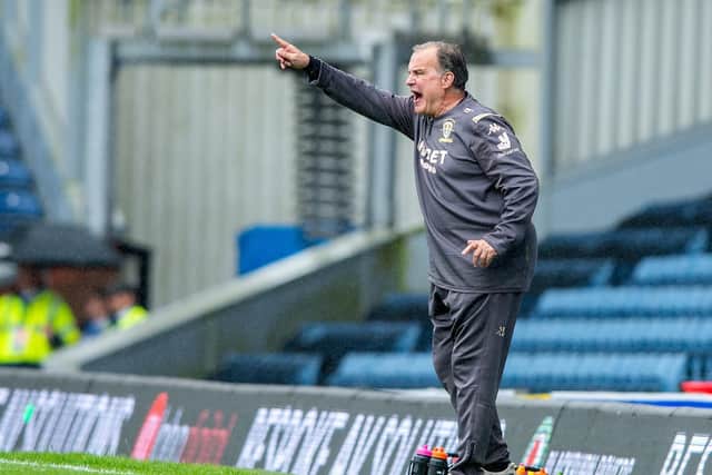 DIFFERENT TEST: For Leeds United and head coach Marcelo Bielsa, above, at Swansea City. Picture by Bruce Rollinson.