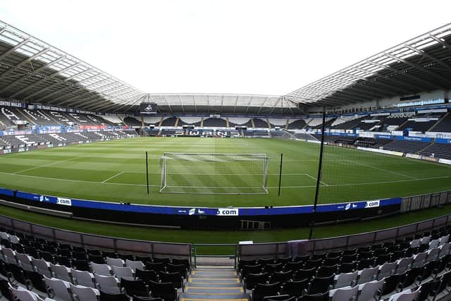 NEXT UP: A clash at Swansea City's Liberty Stadium for Leeds United. Photo by Pete Norton/Getty Images.