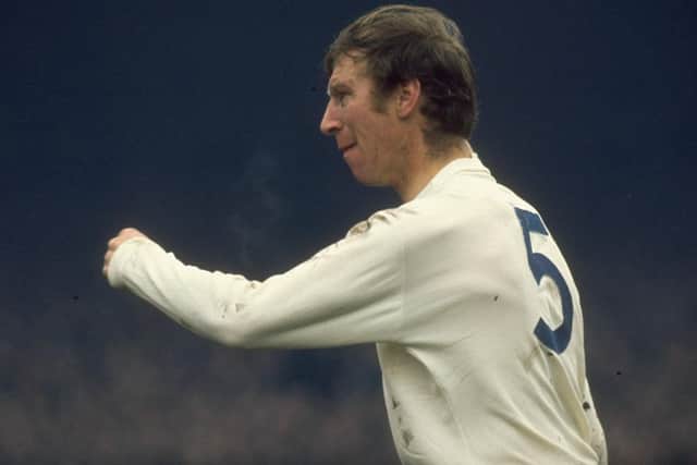 WHITES LEGEND: Jack Charlton in action for Leeds United against Stoke City. Picture by Don Morley/Allsport/Getty Images