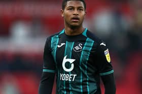 DANGER MAN: Swansea City's Liverpool loanee and England under-21s striker Rhian Brewster who has netted eight goals in 16 league games for Steve Cooper's side. Photo by Lewis Storey/Getty Images.